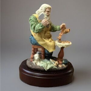 Pacific Rim Santa Workshop Music Box 1995 vtg With Box Item #50003